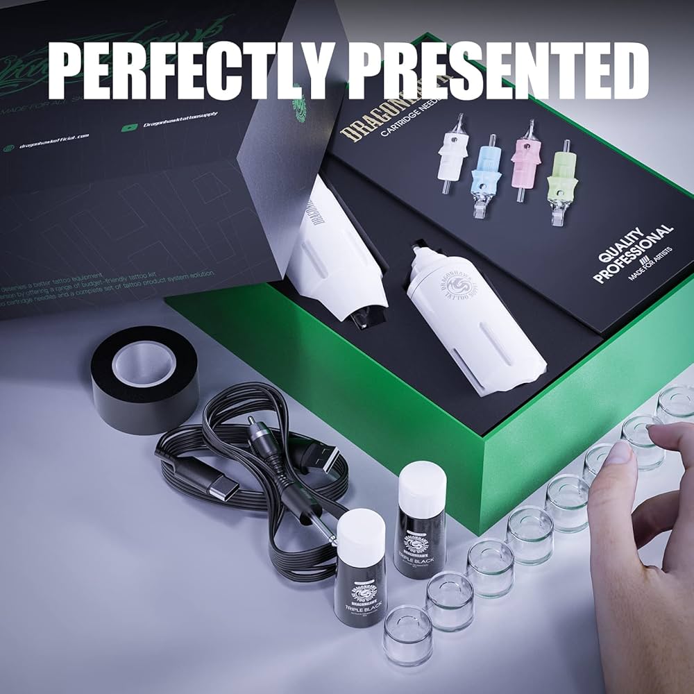 ドラゴンホーク ワイヤレス タトゥーマシン カートリッジ Amazon.com: Dragonhawk Tattoo Gun Kit S1 Rotary Pen Machine with